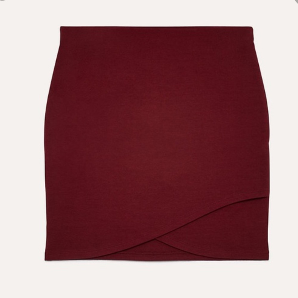 Sunday Best Maroon Aritzia skirt